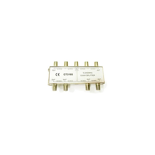 8-Way Coax Splitter-2.4GHz